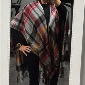 Plaid shawl